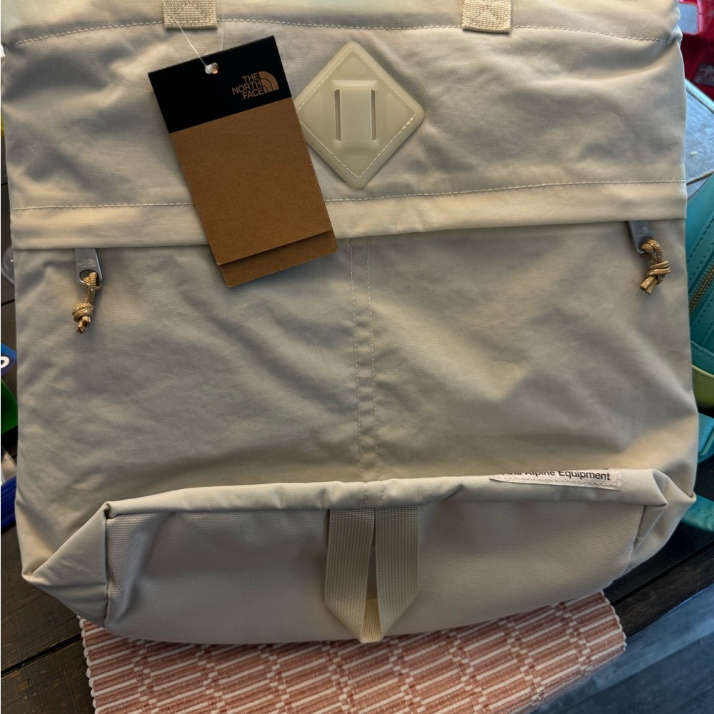 The North Face Vintage White Tote Pack